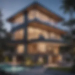 Luxury Vacation Rental Property Exterior