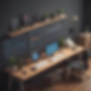 Elevate Productivity in a Modern Workspace Modern workspace using Slack task tracker