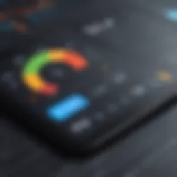 Illustration showcasing customer engagement metrics