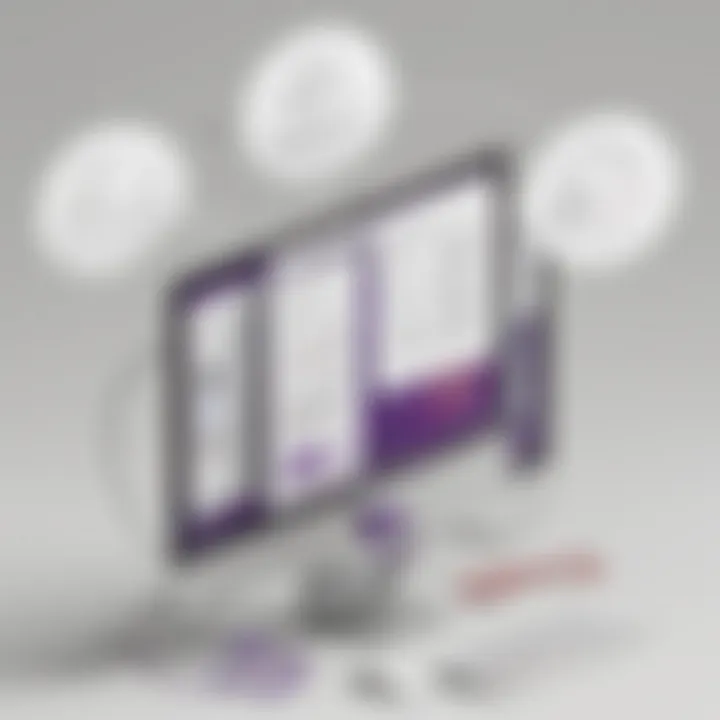 Illustration of integrations available in OneNote