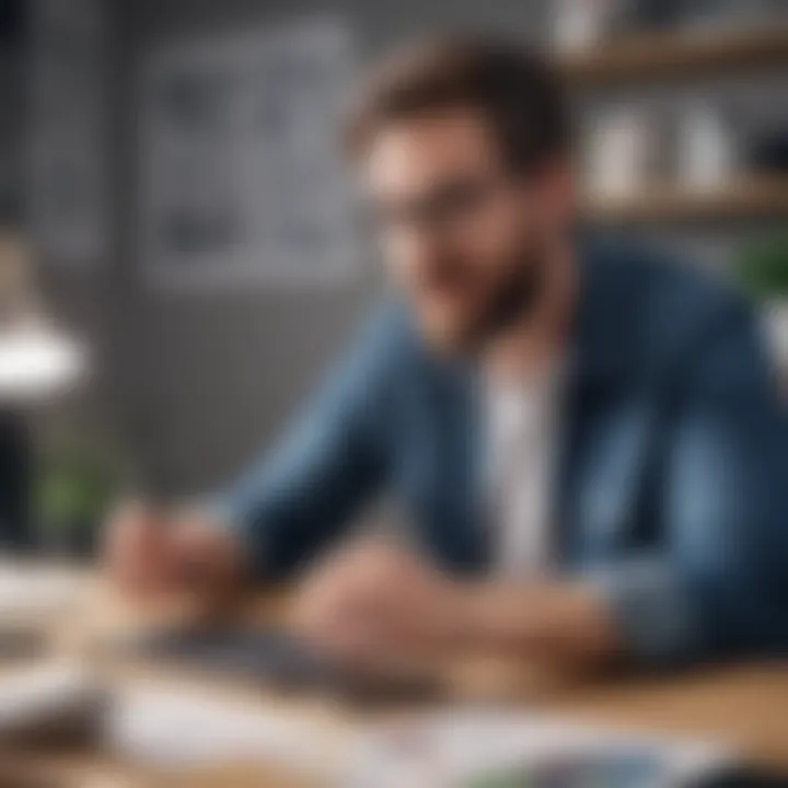 Entrepreneur utilizing Postplanner for social media