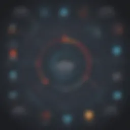 Illustration depicting Oracle NetSuite's advanced features