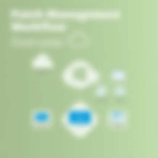 Diagram illustrating patch management workflow