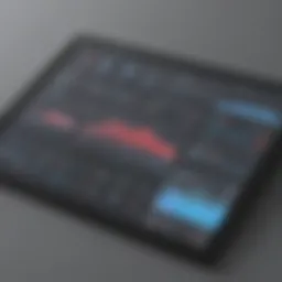 Dynamic cloud management dashboard showcasing performance metrics