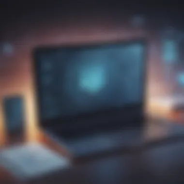Securing Sensitive Information Through Software Tracking Abstract visualization of data security concepts