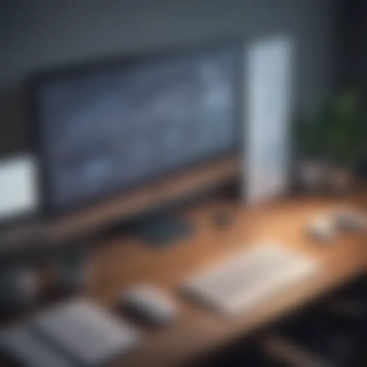 Strategic planning illustration for optimizing online presence