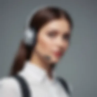 Future Trends in Customer Service Technology Futuristic depiction of evolving trends in customer service technology