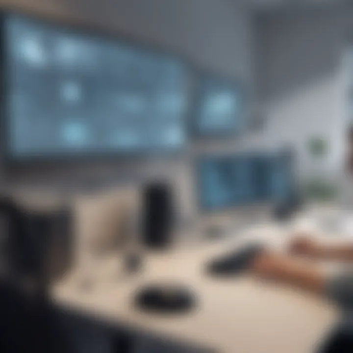 Concept of workplace culture improvement