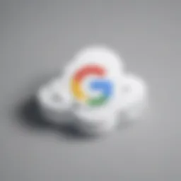 Google Cloud logo showcasing domain management capabilities