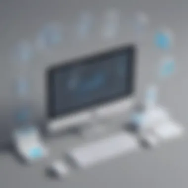 Infographic detailing types of SaaS monitoring tools