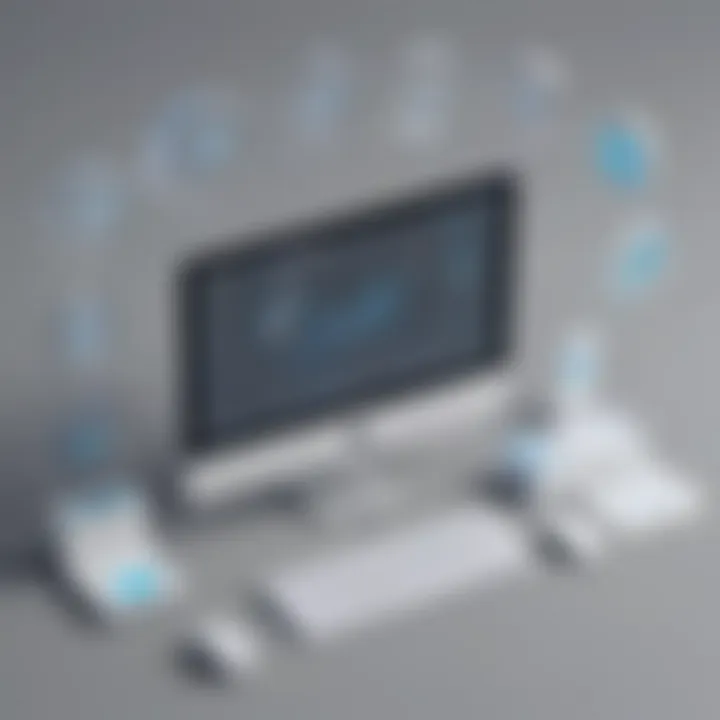 Infographic detailing types of SaaS monitoring tools