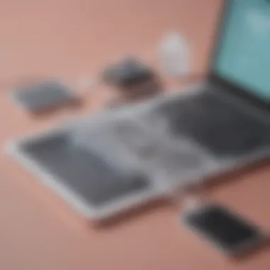 Efficient File Transfer Experience Illustration of seamless file transfers