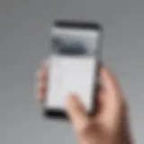 User accessing Adobe Sign on a smartphone