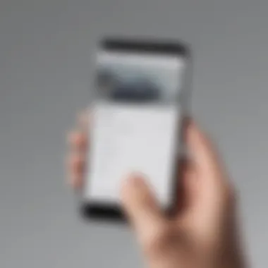 User accessing Adobe Sign on a smartphone