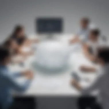 Visual representation of team collaboration on CoderPad