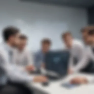 Collaborative Strategies for Endpoint Management A group of professionals collaborating to develop endpoint management strategies.