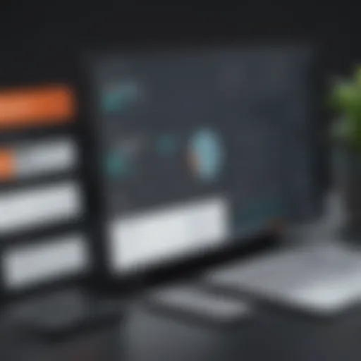 A visual representation of Kajabi newsletters showcasing its dashboard interface.
