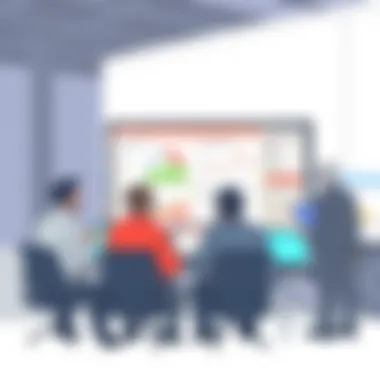 Strategizing Fleet Management with Verizon Connect ELD Team discussing fleet management strategy with Verizon Connect ELD