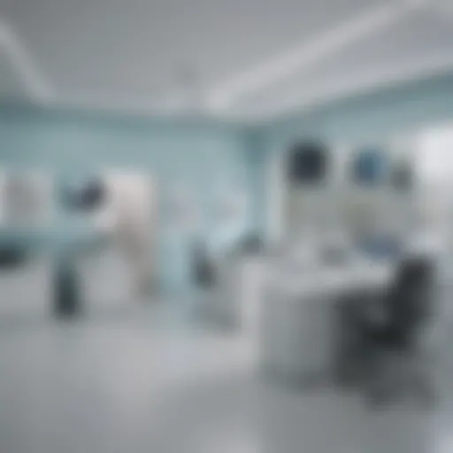 A modern veterinary clinic with advanced technology