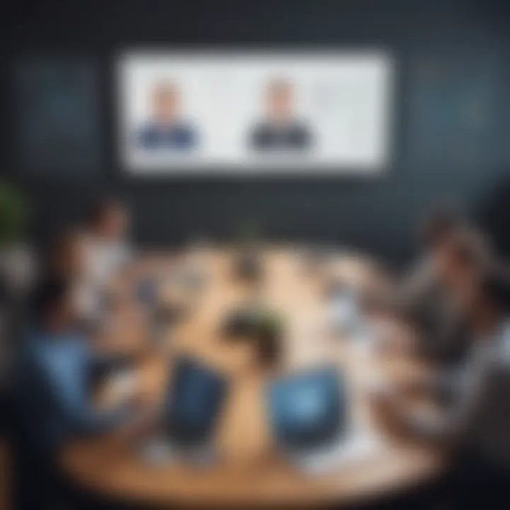 Collaborative Virtual Meeting Room in Zoho Web Conferencing